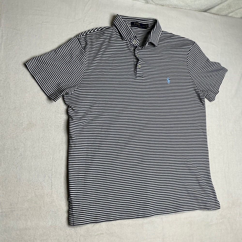 Polo Ralph Lauren Men's Striped Golf Polo Shirt Size L G